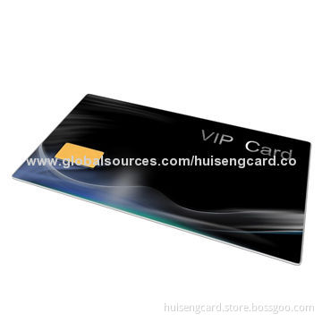 Contact Card, Equipped with ISO 7816 Protocol and Glossy/Matte Surface